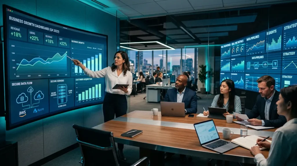 Vedenie, biznis a IT pri návrhu dátovej analytiky a business intelligence stratégie